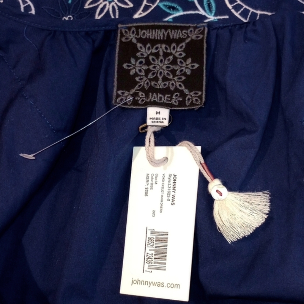 NWT  JOHNNY WAS  MAXI DRESS - Picture 5 of 5